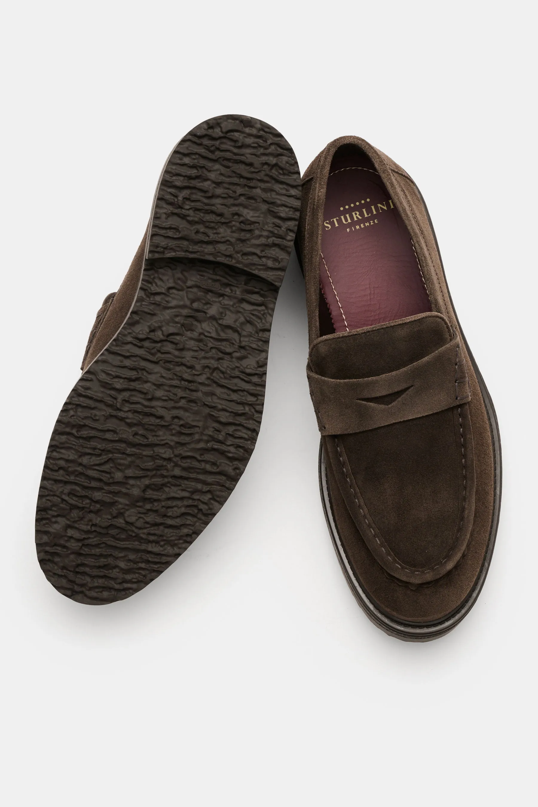 Sturlini - Herren - Penny Loafer 'Softy' dunkelbraun – Bild 2