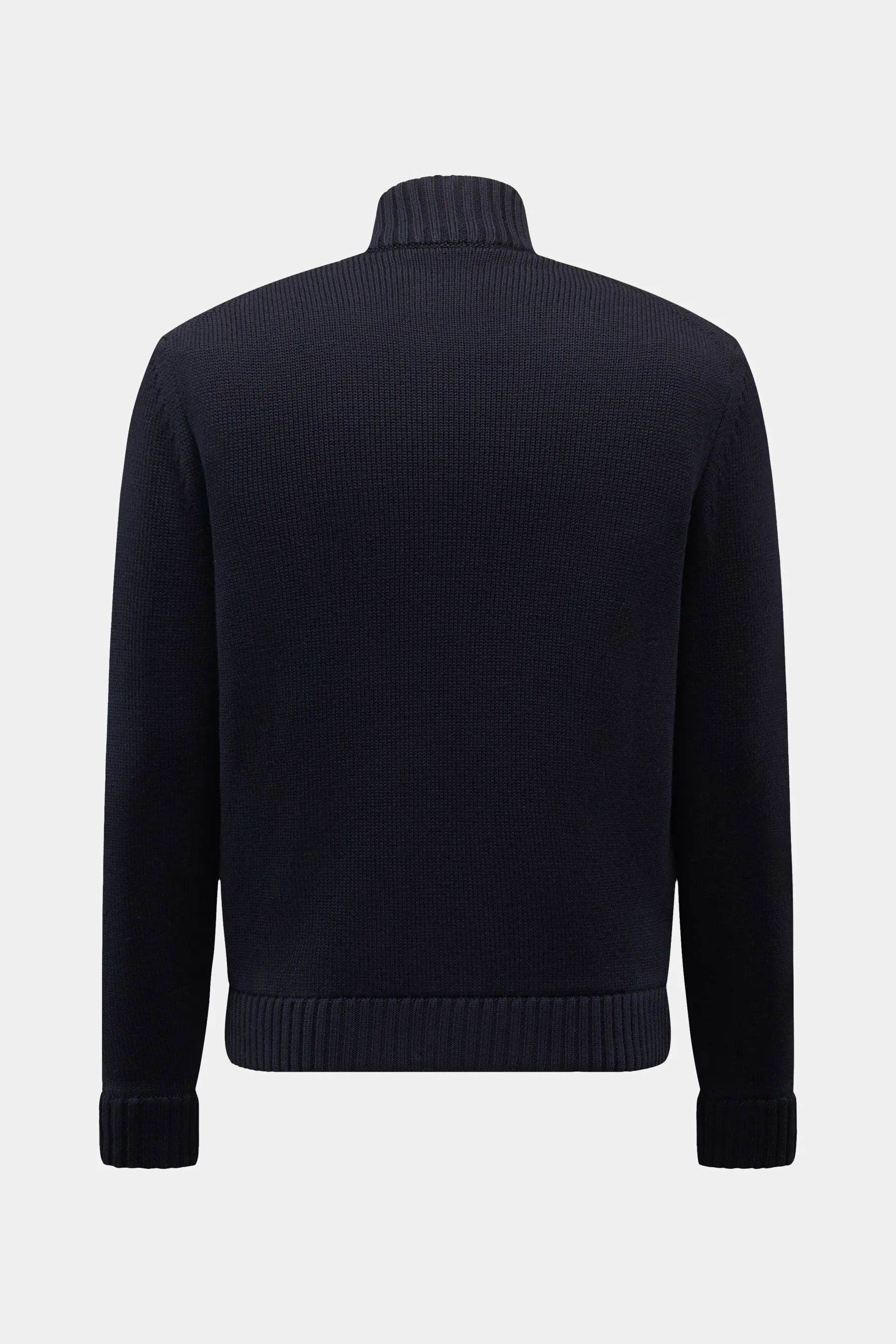 Zanone - Herren - Strickblouson navy – Bild 2