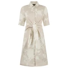 Apart - Kurzes bedrucktes Kleid - Größe 40 - beige Apart - Kurzes bedrucktes Kleid - Größe 40 - beige