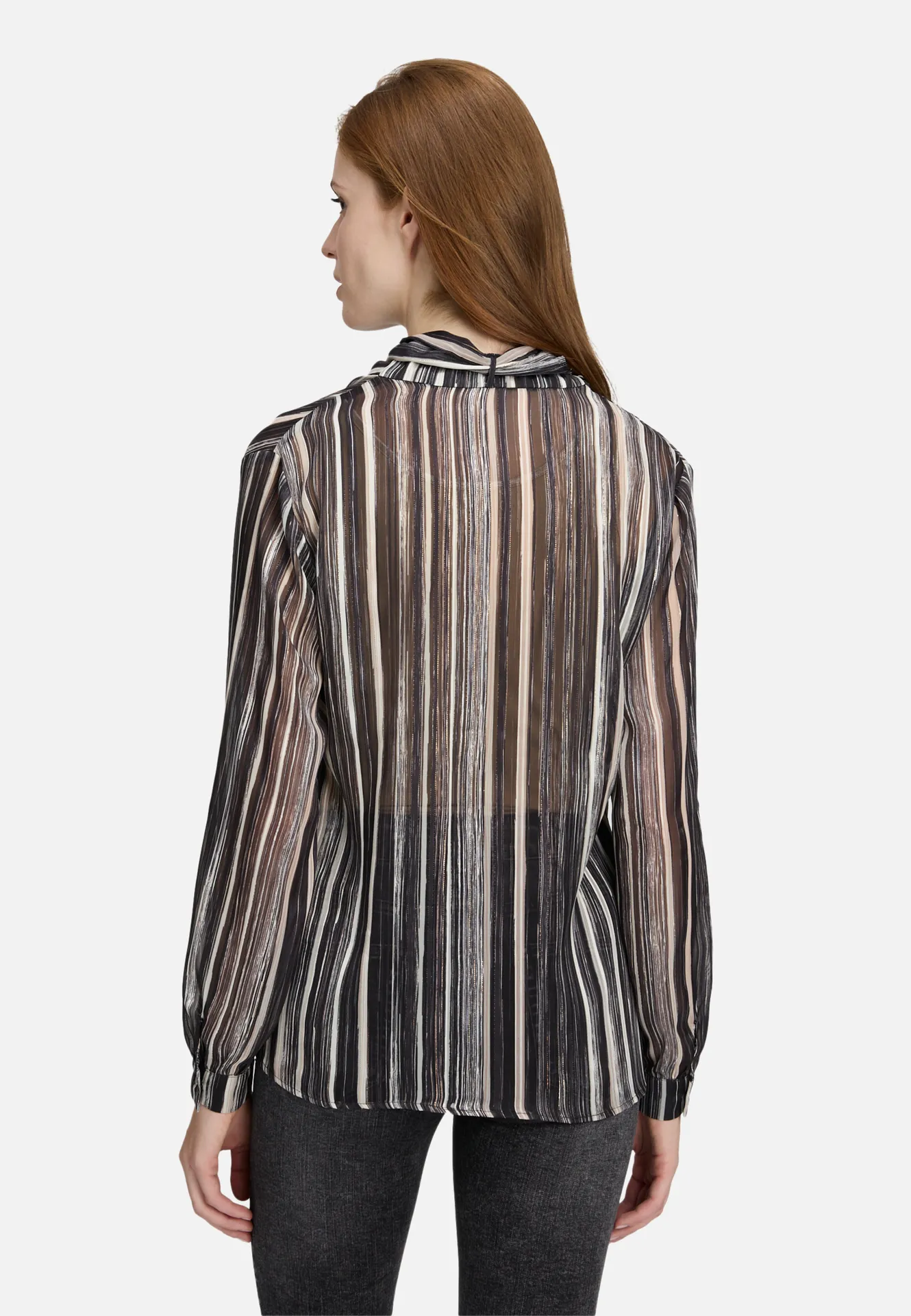 Schlupfbluse mit Schleifenknoten Schlupfbluse mit Schleifenknoten