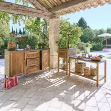 Outdoor-Küche 3er Set Corviano Outdoor-Küche 3er Set Corviano