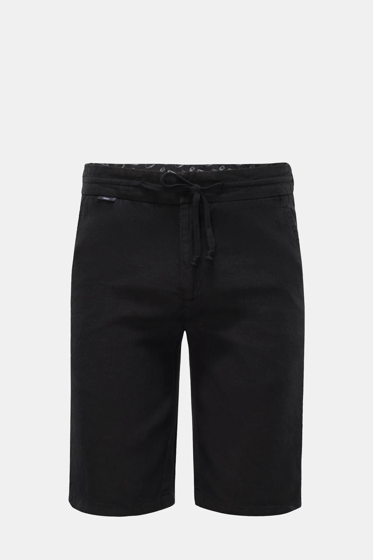 04651/ A trip in a bag - Herren - Leinen-Bermudas %27Linen Bermuda%27 schwarz 04651/ A trip in a bag - Herren - Leinen-Bermudas %27Linen Bermuda%27 schwarz
