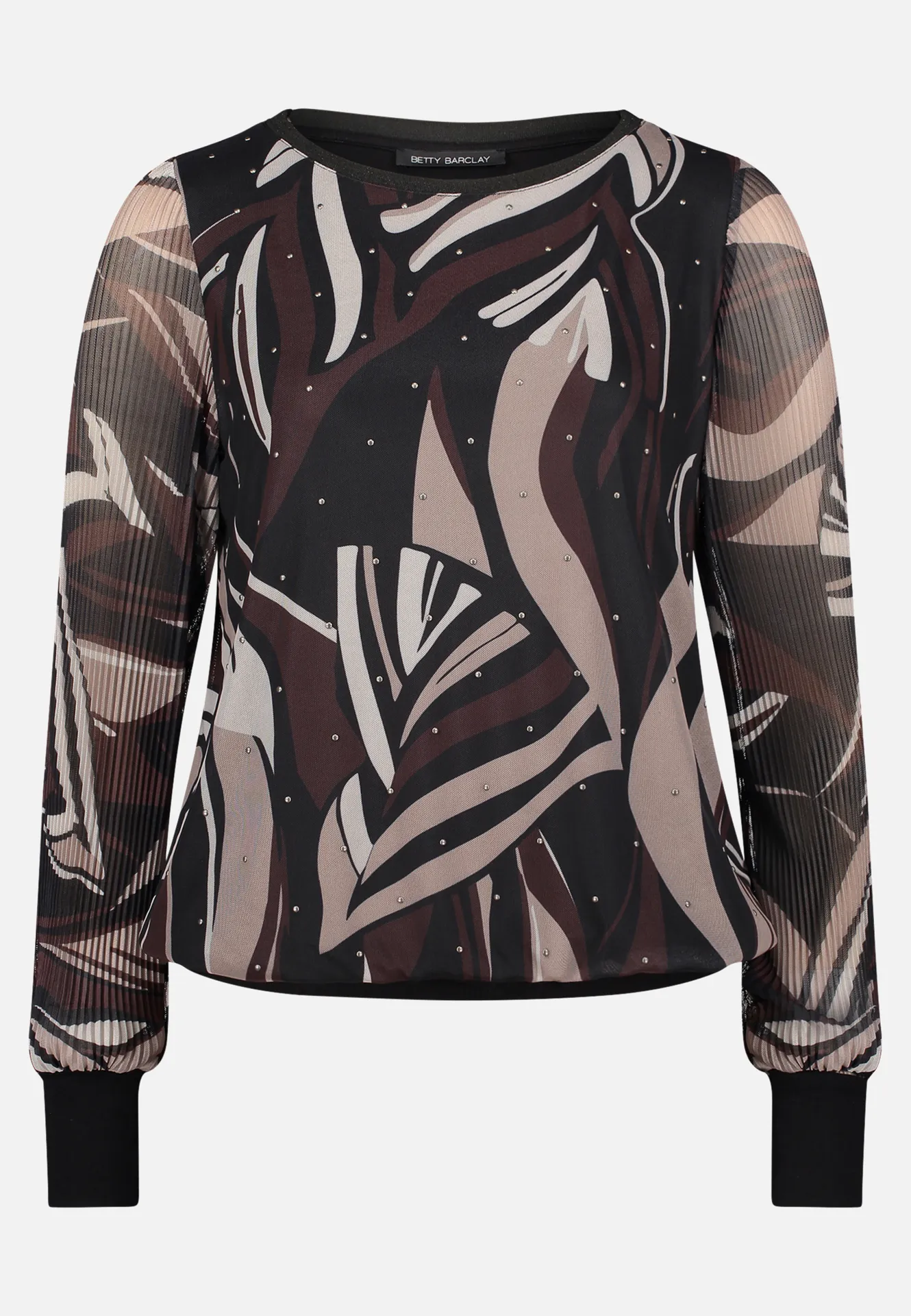 Langarm-Shirt mit Plissee – Bild 2