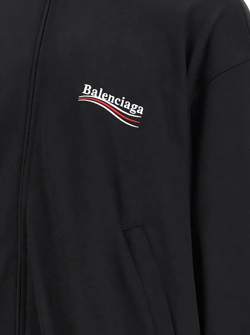 Balenciaga - Logo Embroidery Sweatshirt - Größe 3 - schwarz – Bild 2