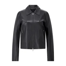 Milestone - Lederjacke Nylah - Größe 44 - schwarz Milestone - Lederjacke Nylah - Größe 44 - schwarz