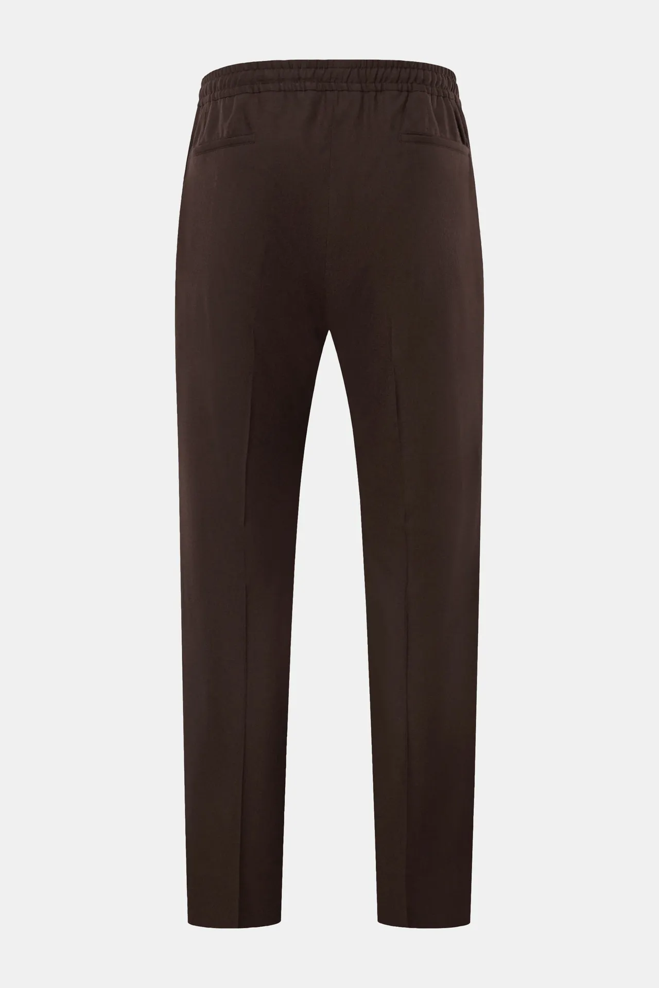 Corneliani - Herren - Woll-Jogpants dunkelbraun – Bild 2