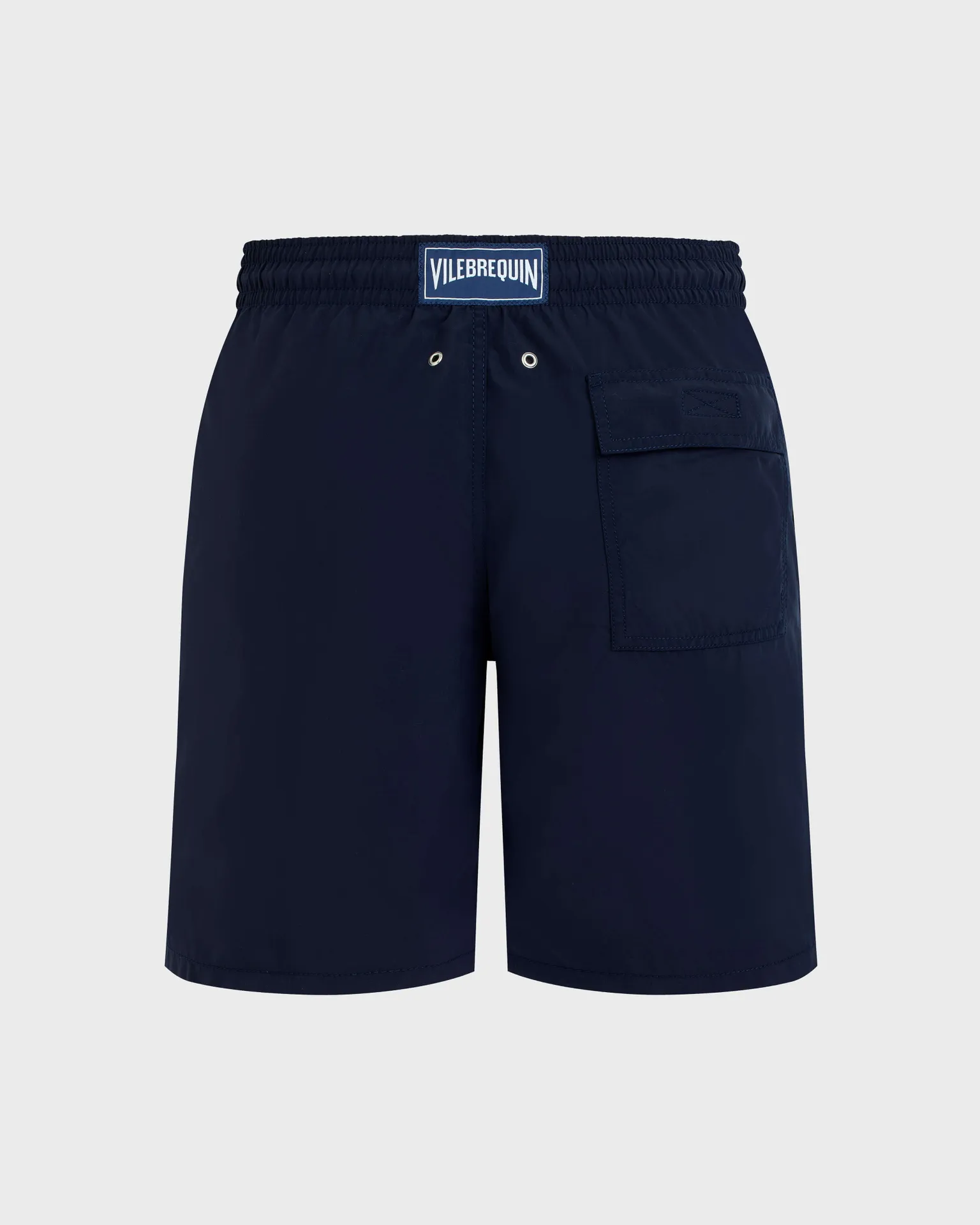 Vilebrequin - Lange Solid Badeshorts Für Herren - Bademode - Okoa - Blau - Größe M – Bild 2