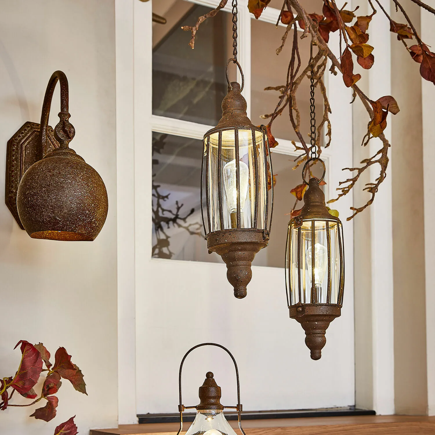 LED-Hängelaterne 2er Set Flavin – Bild 4