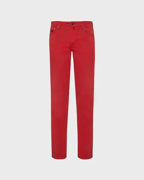 Vilebrequin - Herrenhose Aus Tencel-gabardine Im 5-taschen-design - Jeanshose - Gbetta18 - Rot - Größe 34 Vilebrequin - Herrenhose Aus Tencel-gabardine Im 5-taschen-design - Jeanshose - Gbetta18 - Rot - Größe 34