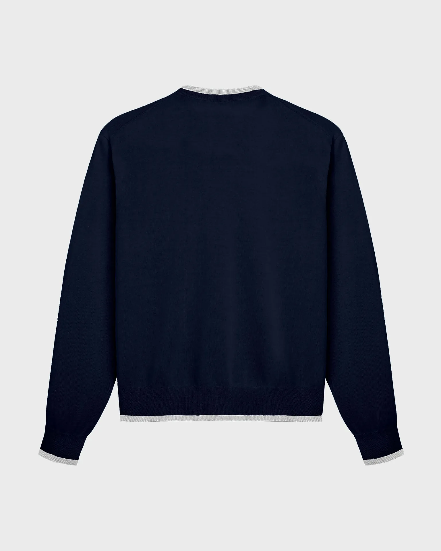 Vilebrequin - Rundhalspullover Aus Kaschmir, Seide Und Merinowolle Für Herren - Pullover - Pierre - Blau - Größe M – Bild 2