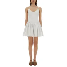 Staud - Dena Mini Dress - Größe 8 - weiß Staud - Dena Mini Dress - Größe 8 - weiß