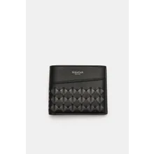 Serapian - Herren - Portemonnaie %27Mosaico%27 schwarz/dunkelgrau Serapian - Herren - Portemonnaie %27Mosaico%27 schwarz/dunkelgrau