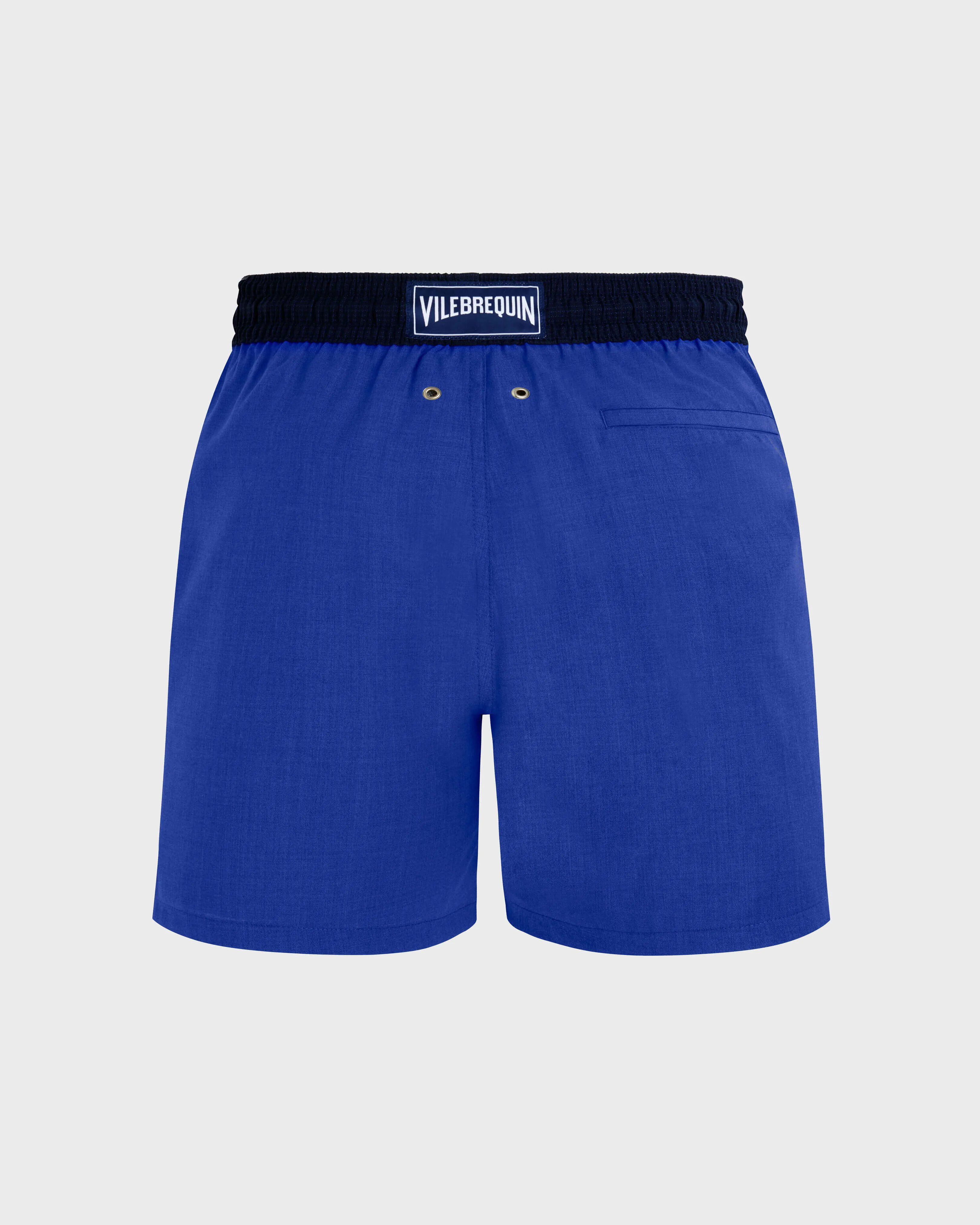 Vilebrequin - Zweifarbige Badeshorts Aus Merinowolle Für Herren - Bademode - Magnus - Blau - Größe S – Bild 2