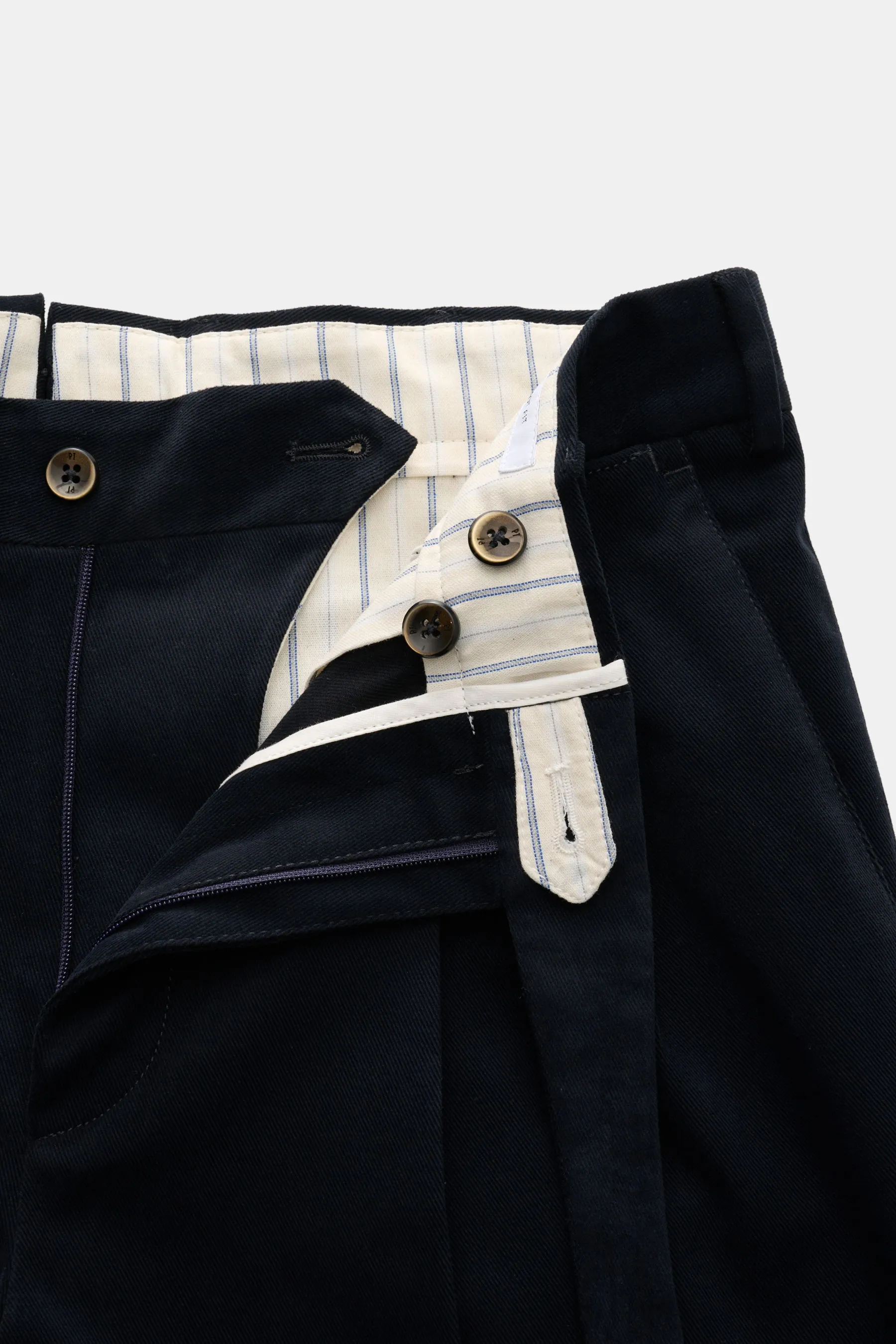 PT Torino - Herren - Chino 'Carrot Fit' dark navy – Bild 4