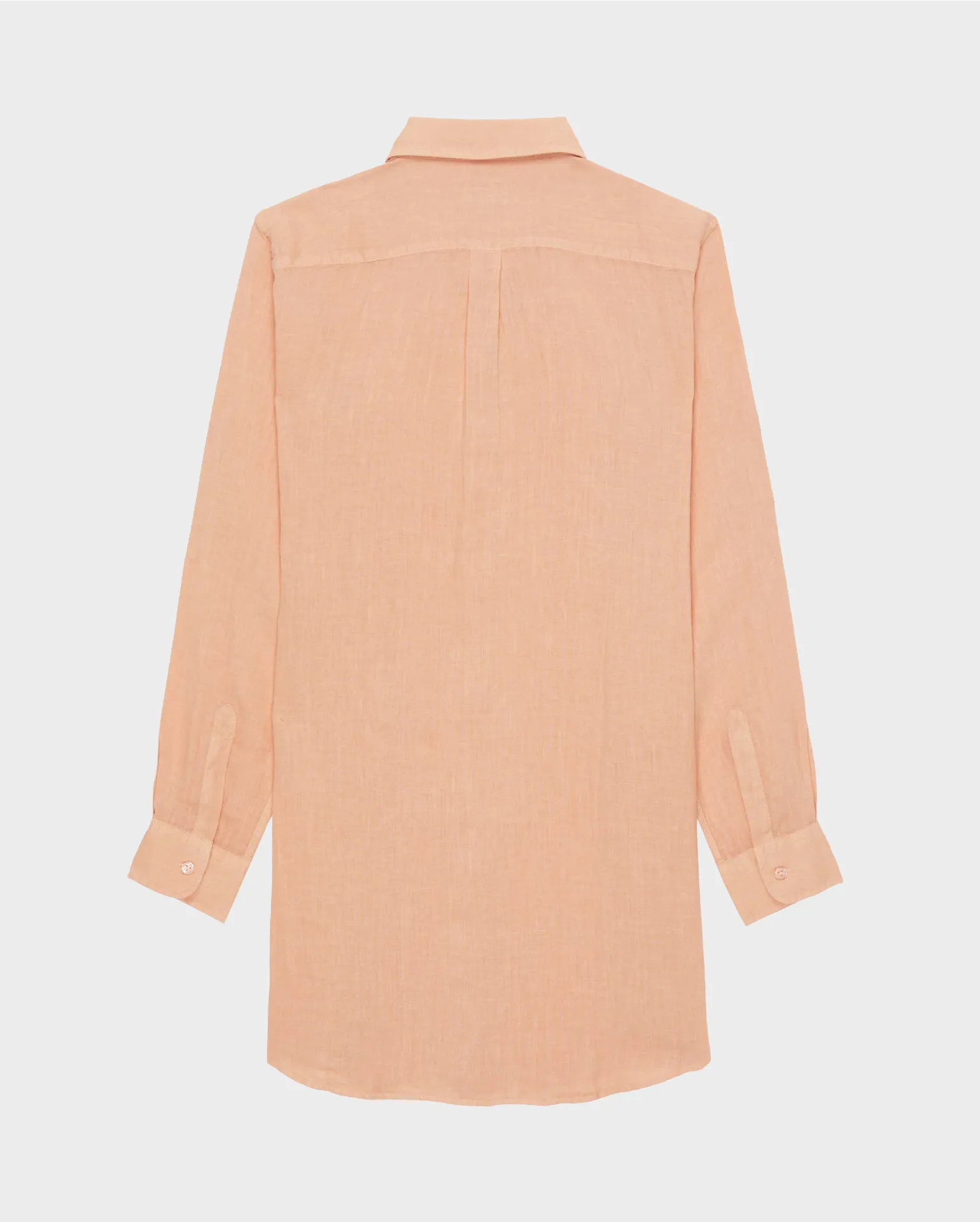 Vilebrequin - Solid Hemdkleid Aus Leinen Für Damen - Kleid Im Hemd-stil - Fragance - Rosa - Größe M – Bild 2