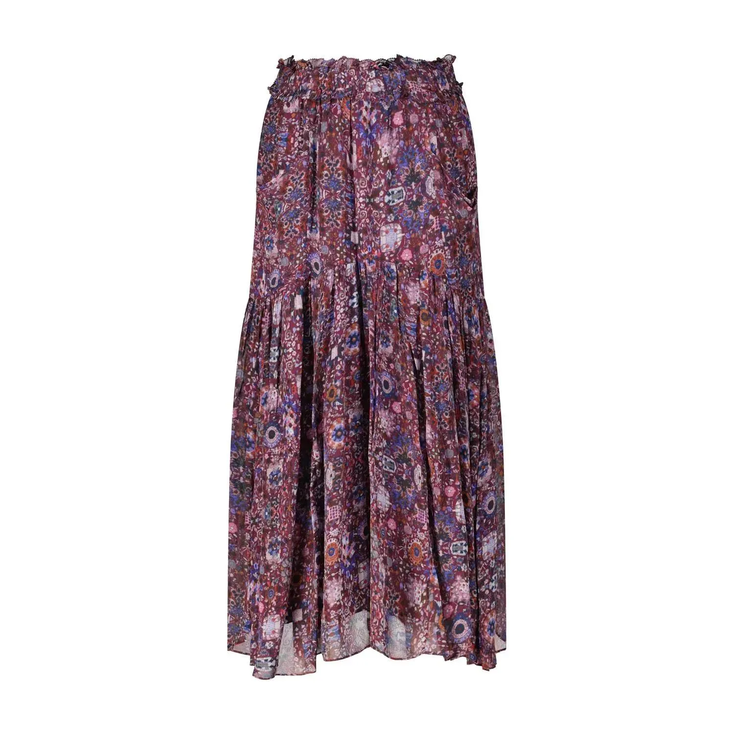 Isabel Marant - Maxirock Besma mit Blumenprint - Größe 34 - violett Isabel Marant - Maxirock Besma mit Blumenprint - Größe 34 - violett