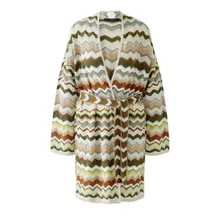 Oui - Strickmantel - Größe 38 DAMEN - grün Oui - Strickmantel - Größe 38 DAMEN - grün