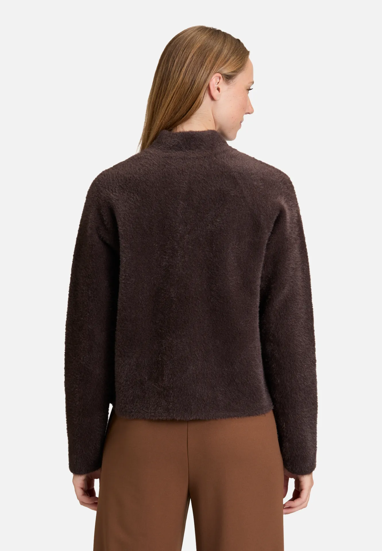 Strick-Cardigan mit Reißverschluss Strick-Cardigan mit Reißverschluss