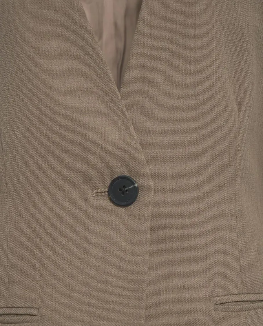 Second Female - Level Up' Blazer - Größe S - braun – Bild 2