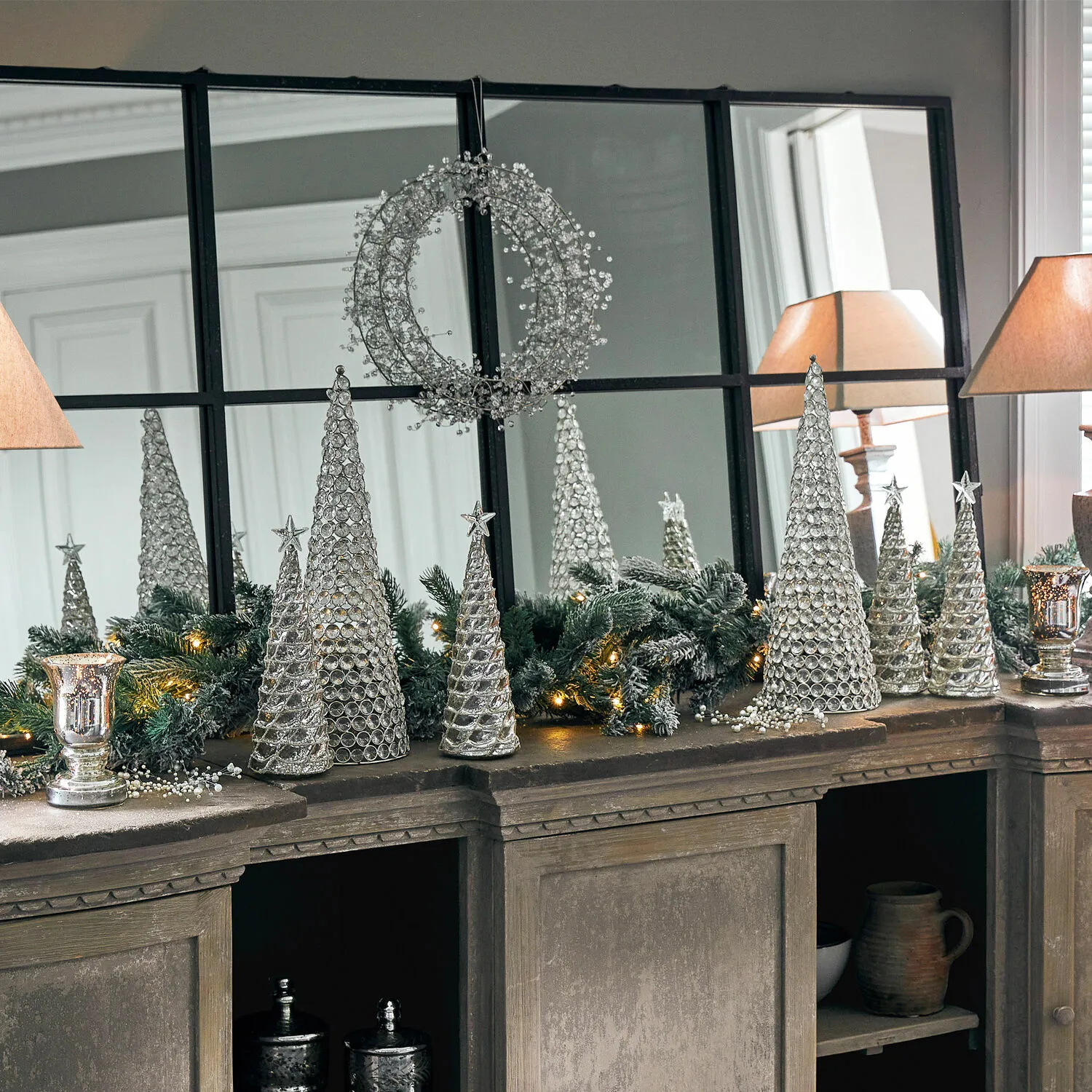 Deko-Baum 2er Set Glitter – Bild 5