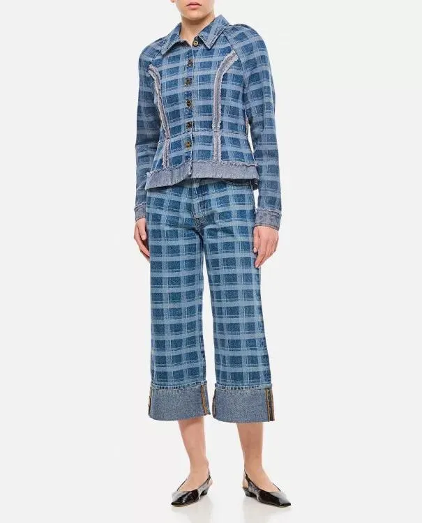 Molly Goddard - Alfie Denim Jacket - Größe 10 - blau – Bild 2
