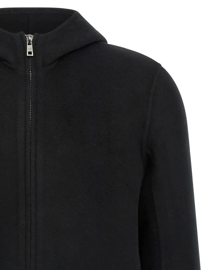 Giorgio Brato - Cashmere Wool Hooded Jacket - Größe L - schwarz – Bild 3