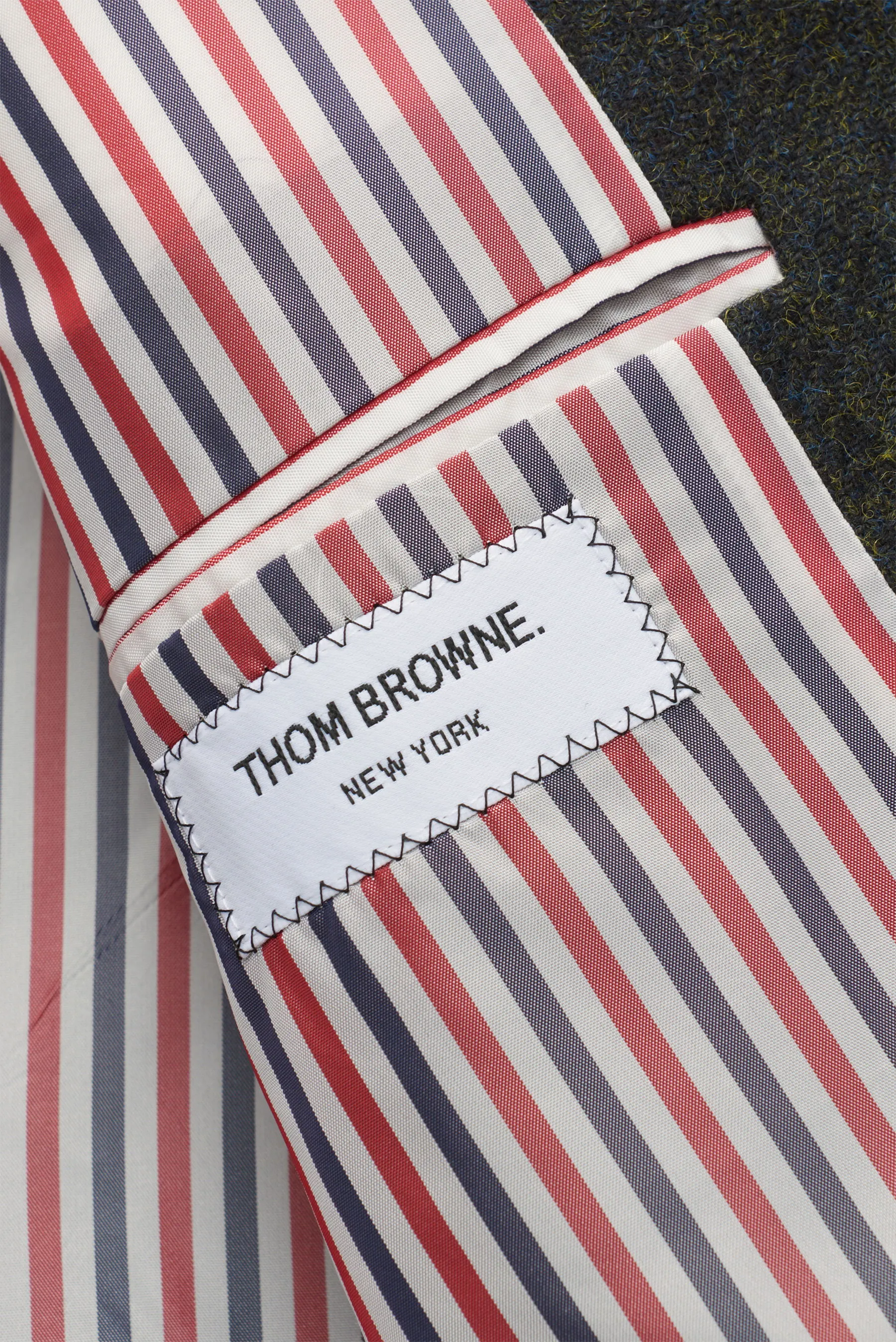 Thom Browne - Herren - Wollmantel dunkelgrün – Bild 5