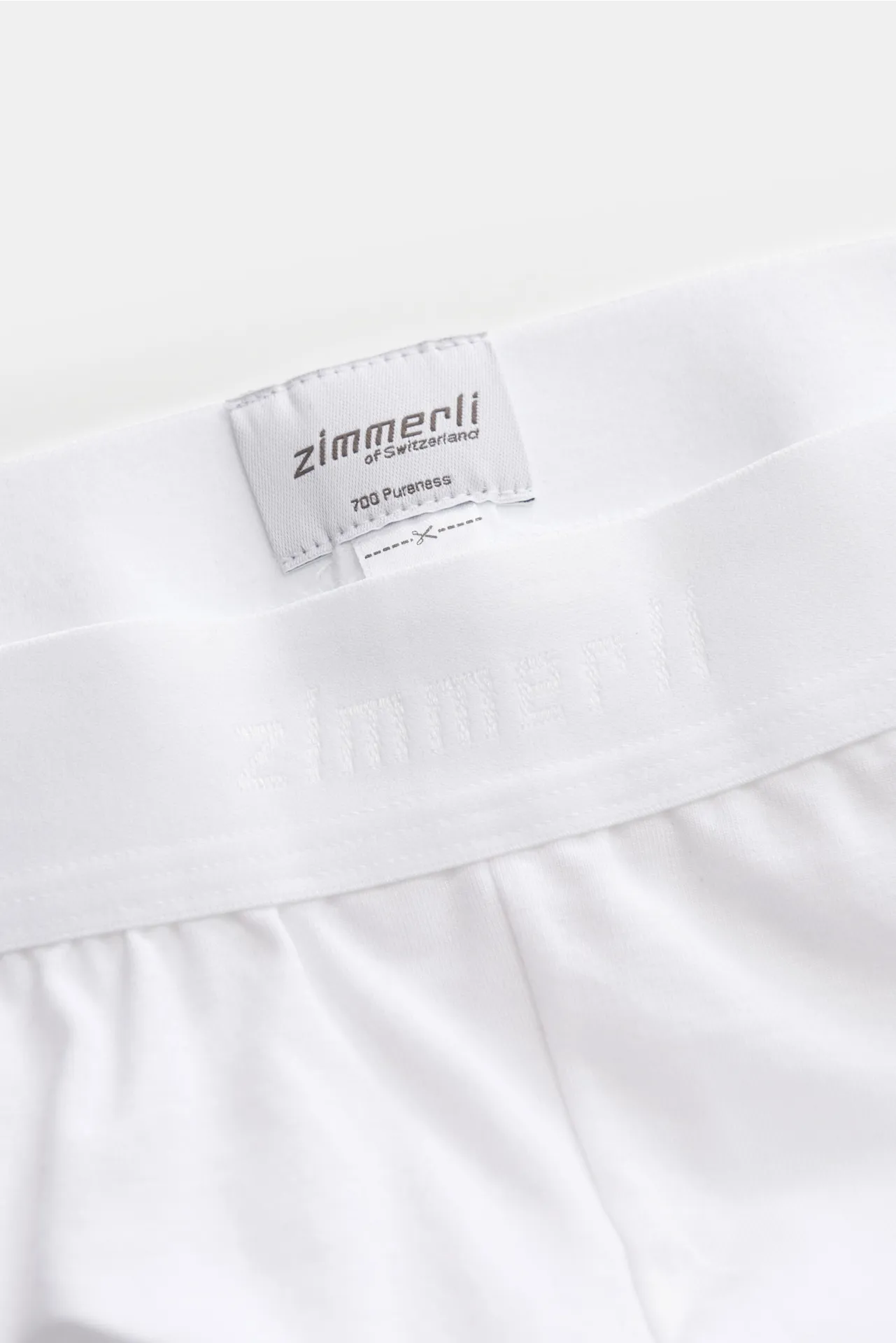 Zimmerli - Herren - Sport Slip 'Pureness' weiß – Bild 5