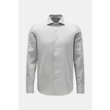 Gherardi - Herren - Casual Hemd Haifisch-Kragen hellgrau meliert Gherardi - Herren - Casual Hemd Haifisch-Kragen hellgrau meliert