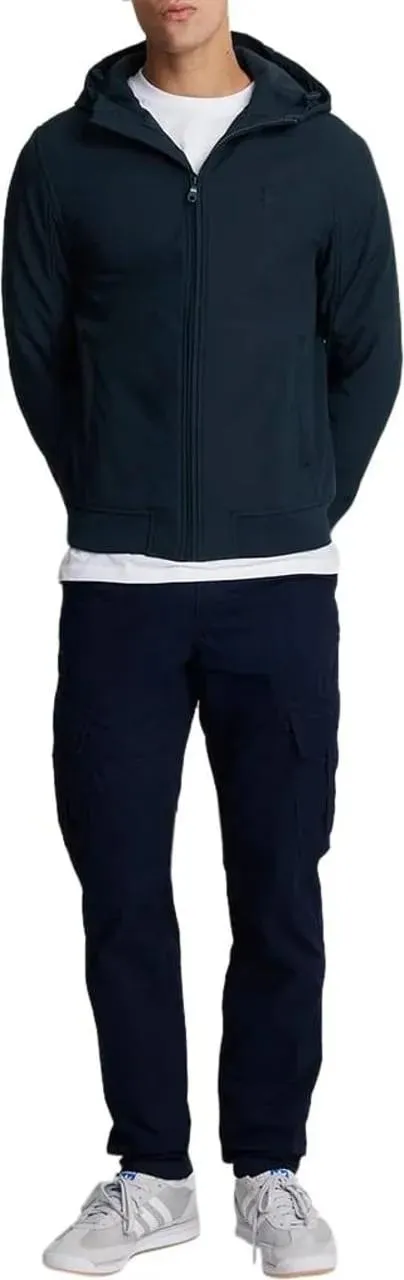 LYLE & SCOTT - Lyle&scott Tonal Fleece Back Jackets Donkerblauw J - Größe L - blau – Bild 3