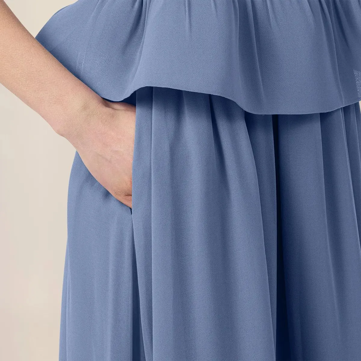 Apart - Rock mit Volant - Größe 40 - blau – Bild 3