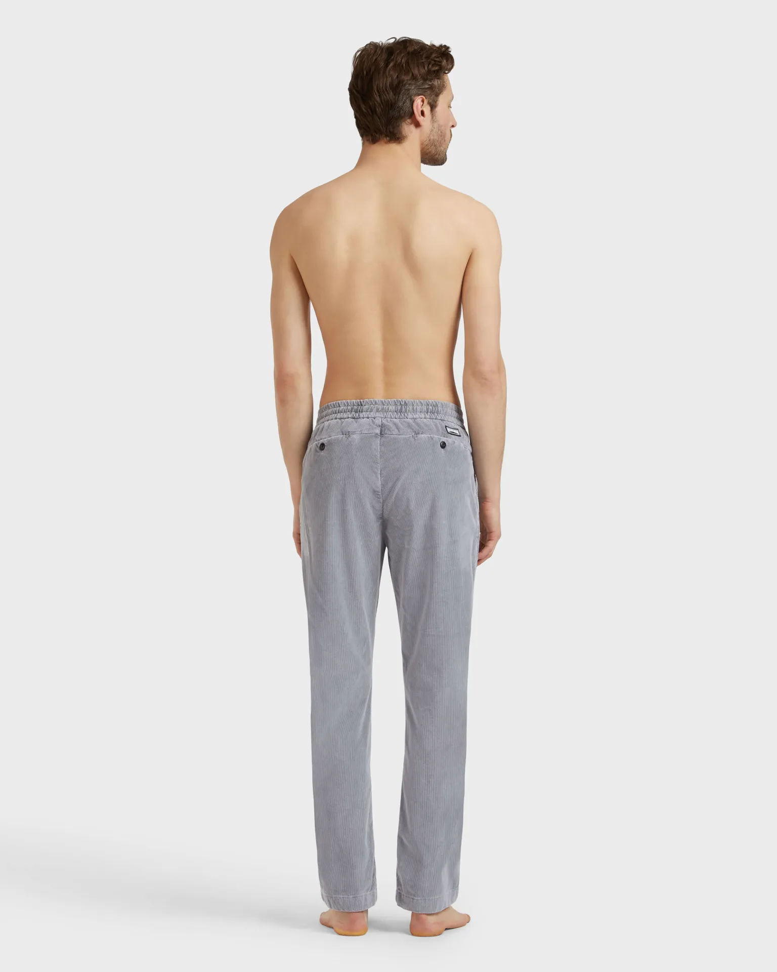 Vilebrequin - Hose Mit Elastikbund Aus Samt Für Herren - Hose - Clemence - Grau - Größe 36 – Bild 4