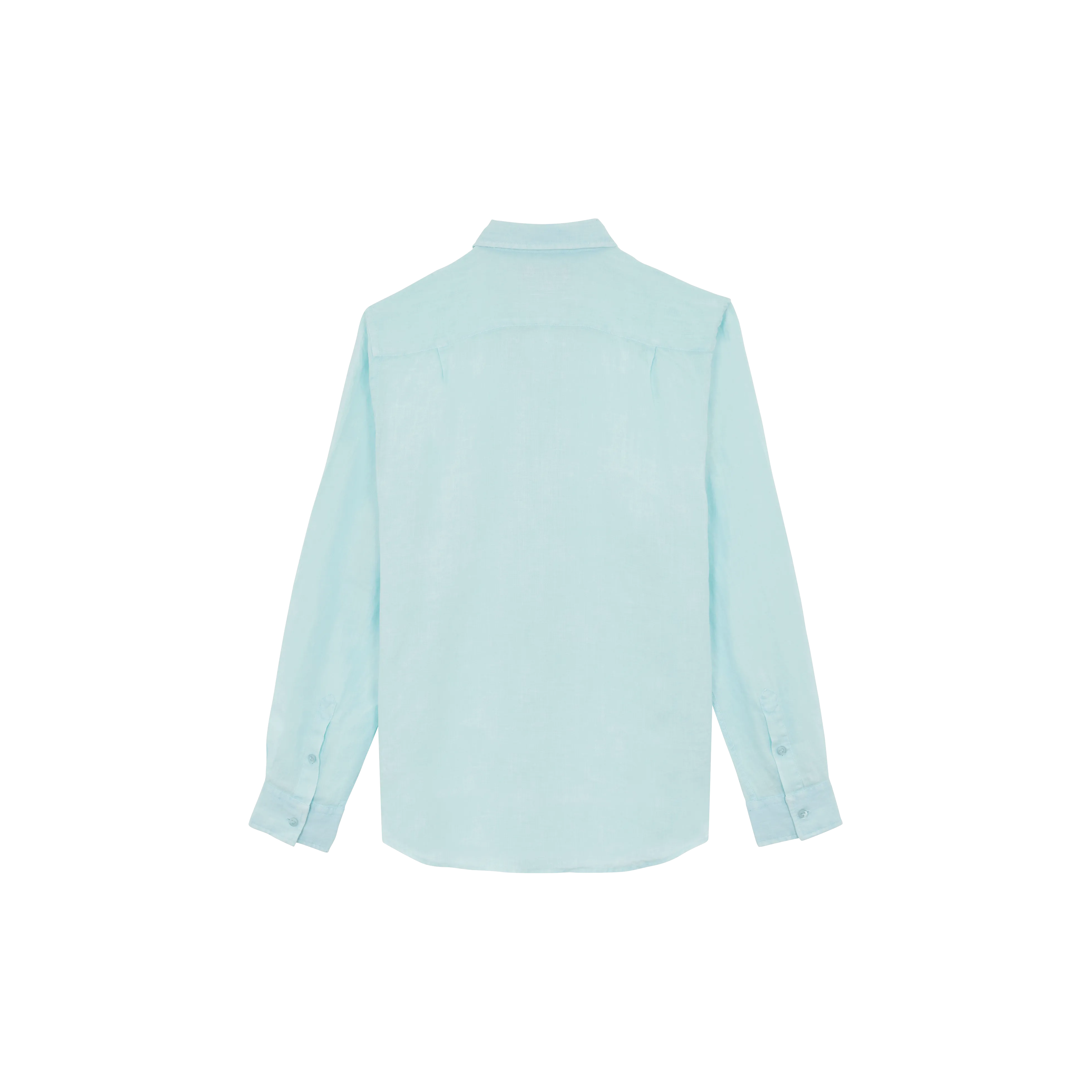 Vilebrequin Natural Dye Leinenhemd Für Herren - Caroubis - Blau - Größe S – Bild 2