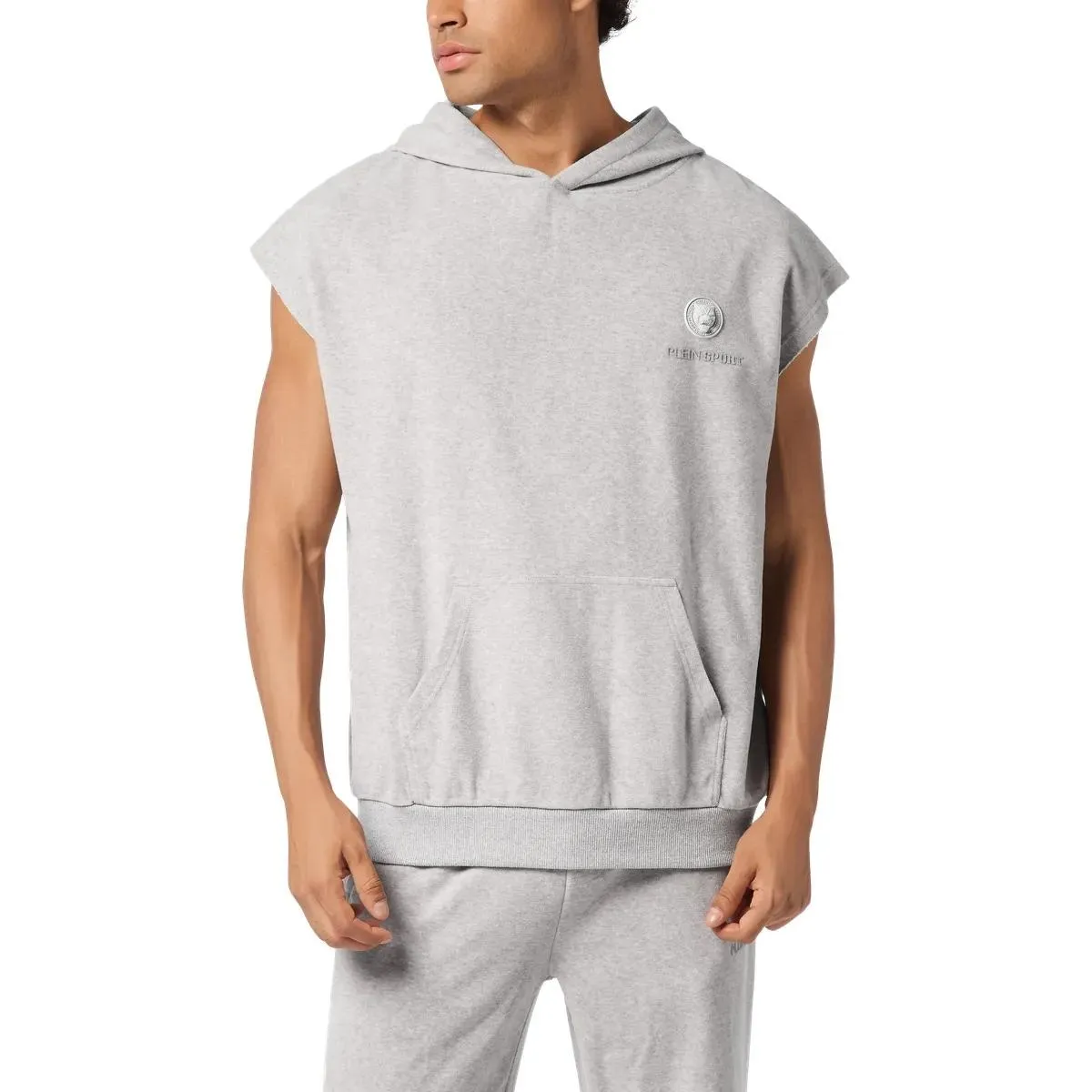 Plein Sport - Jogging-Weste - Größe S - grau – Bild 4