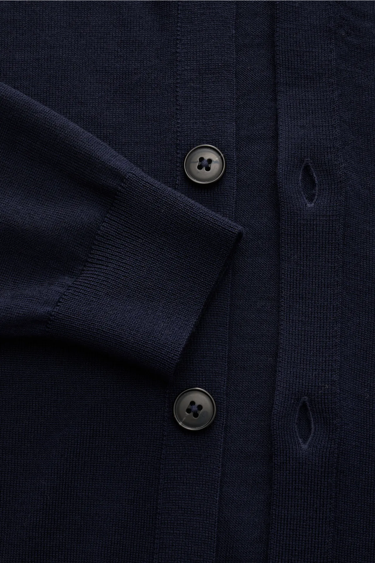 Closed - Herren - Feinstrick-Cardigan navy – Bild 3