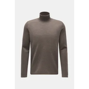 04651/ A trip in a bag - Herren - Merino Rollkragenpullover %27Oyster%27 graubraun 04651/ A trip in a bag - Herren - Merino Rollkragenpullover %27Oyster%27 graubraun
