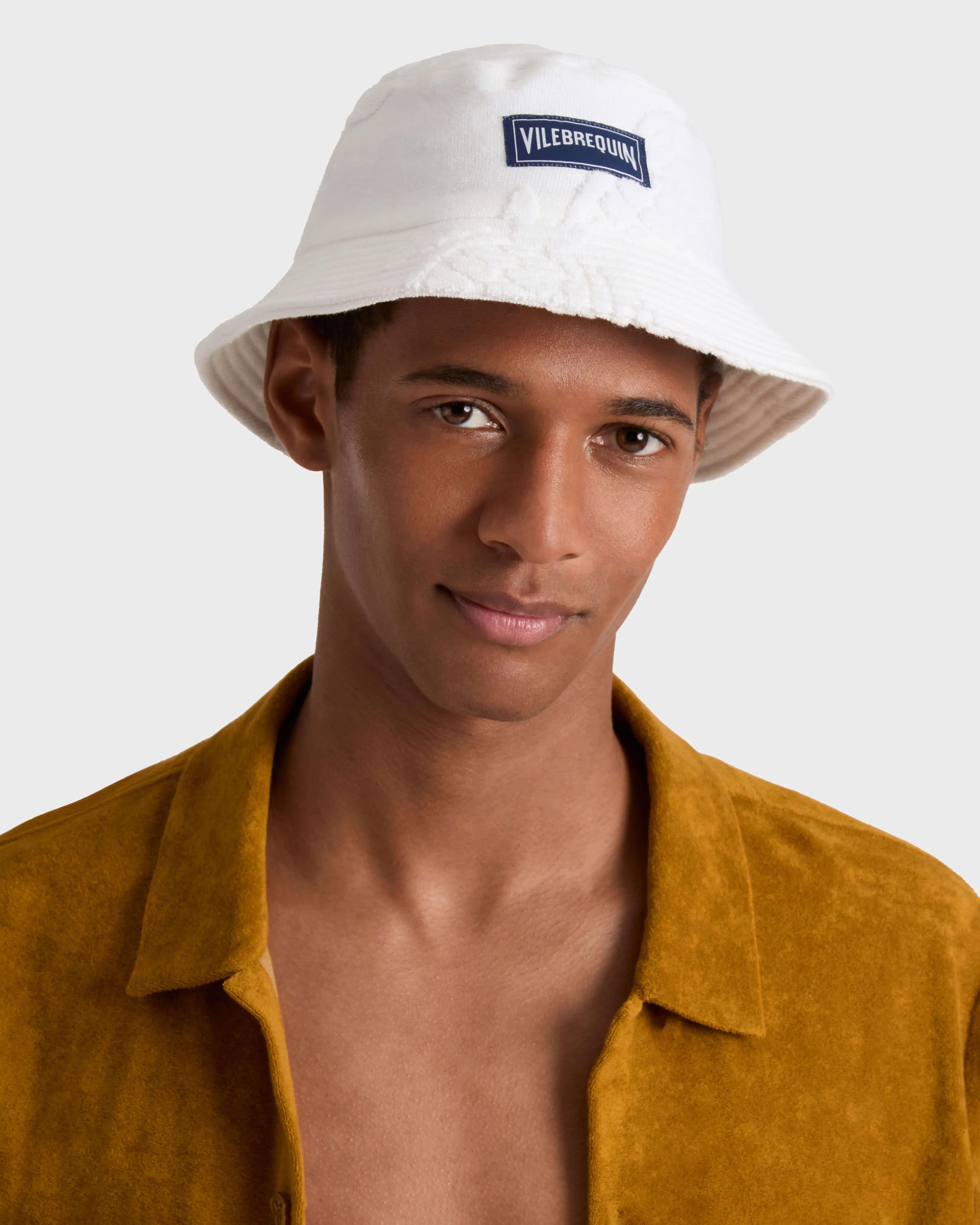 Vilebrequin - Frottee-fischerhut - Hut - Boheme - Weiss - Größe M/L – Bild 3
