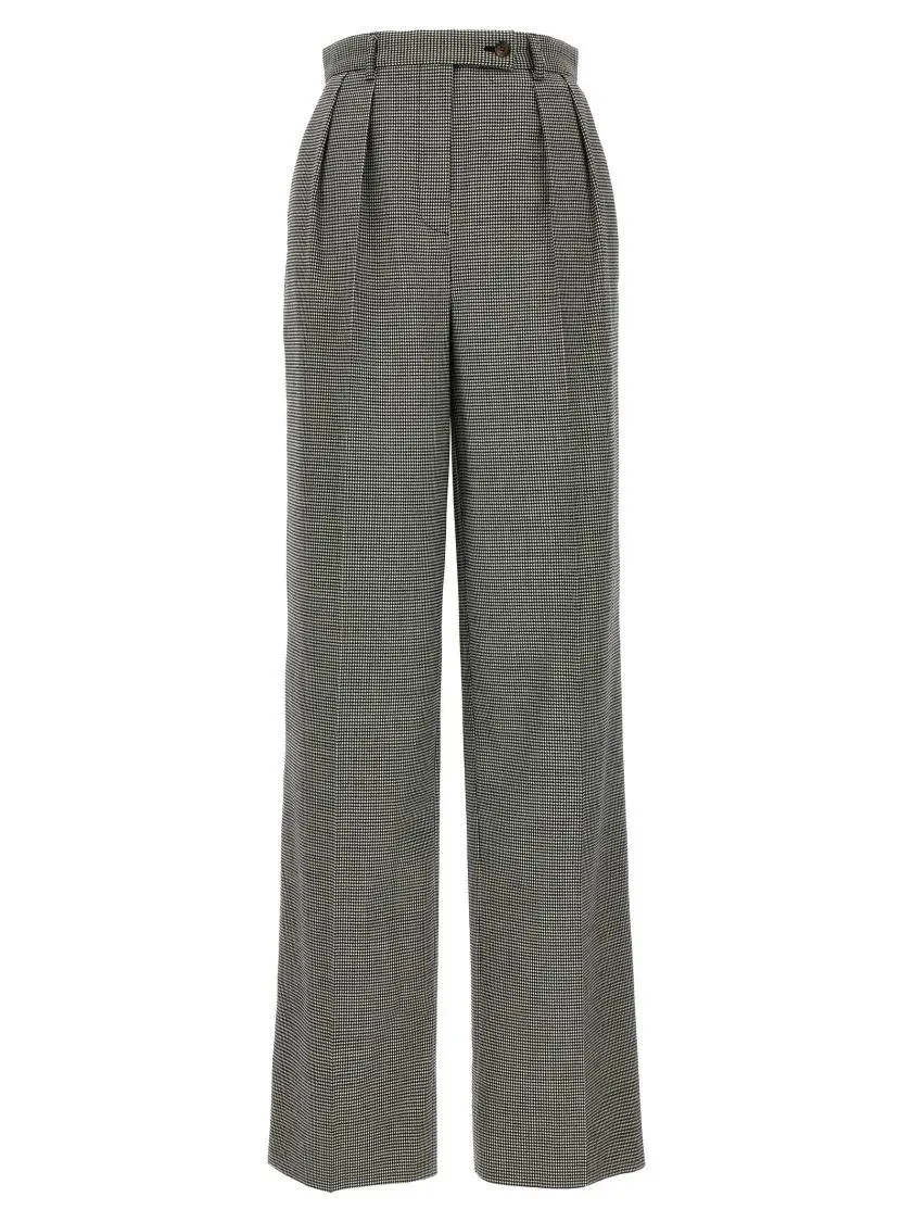 Rochas - Houndstooth Pants - Größe 42 - grau Rochas - Houndstooth Pants - Größe 42 - grau