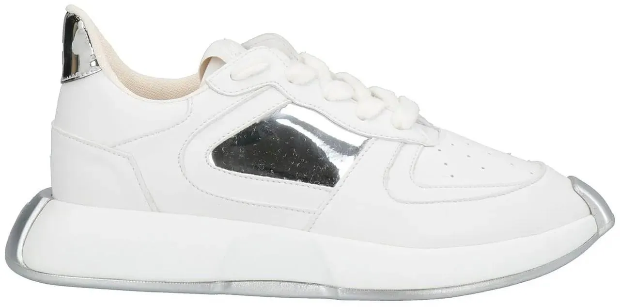 Giuseppe Zanotti - Giuseppe Zanotti Leather Sneakers - Größe 43 - weiß Giuseppe Zanotti - Giuseppe Zanotti Leather Sneakers - Größe 43 - weiß