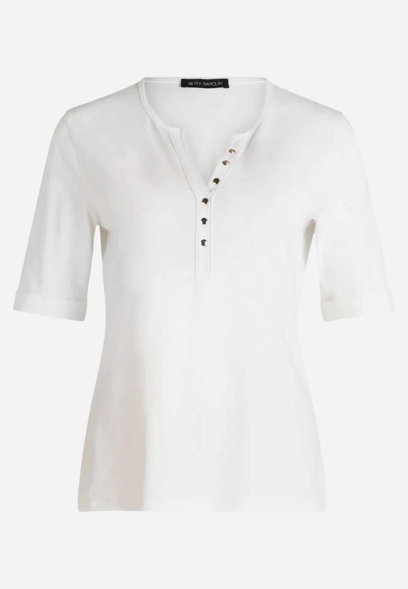 Basic Shirt mit Knöpfen – Bild 3