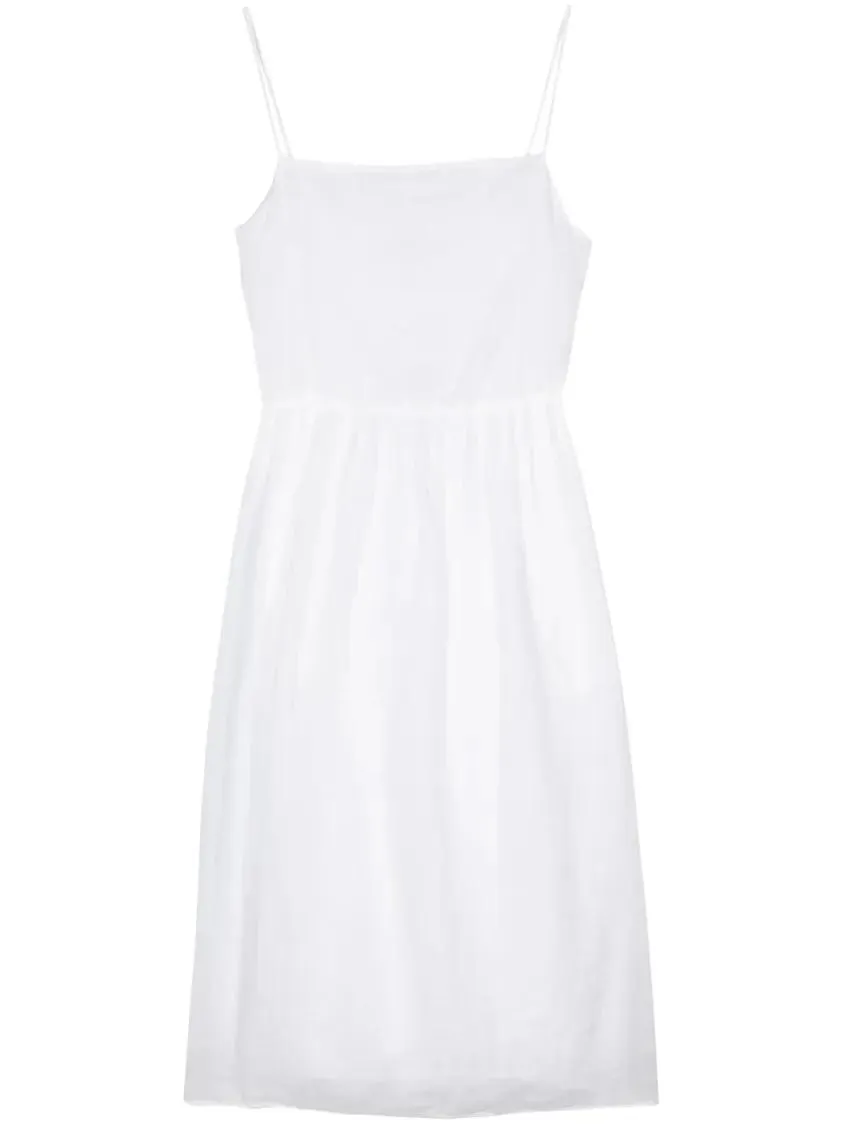Tommy Hilfiger - Linen Midi Slip Dress - Größe 36 - weiß Tommy Hilfiger - Linen Midi Slip Dress - Größe 36 - weiß