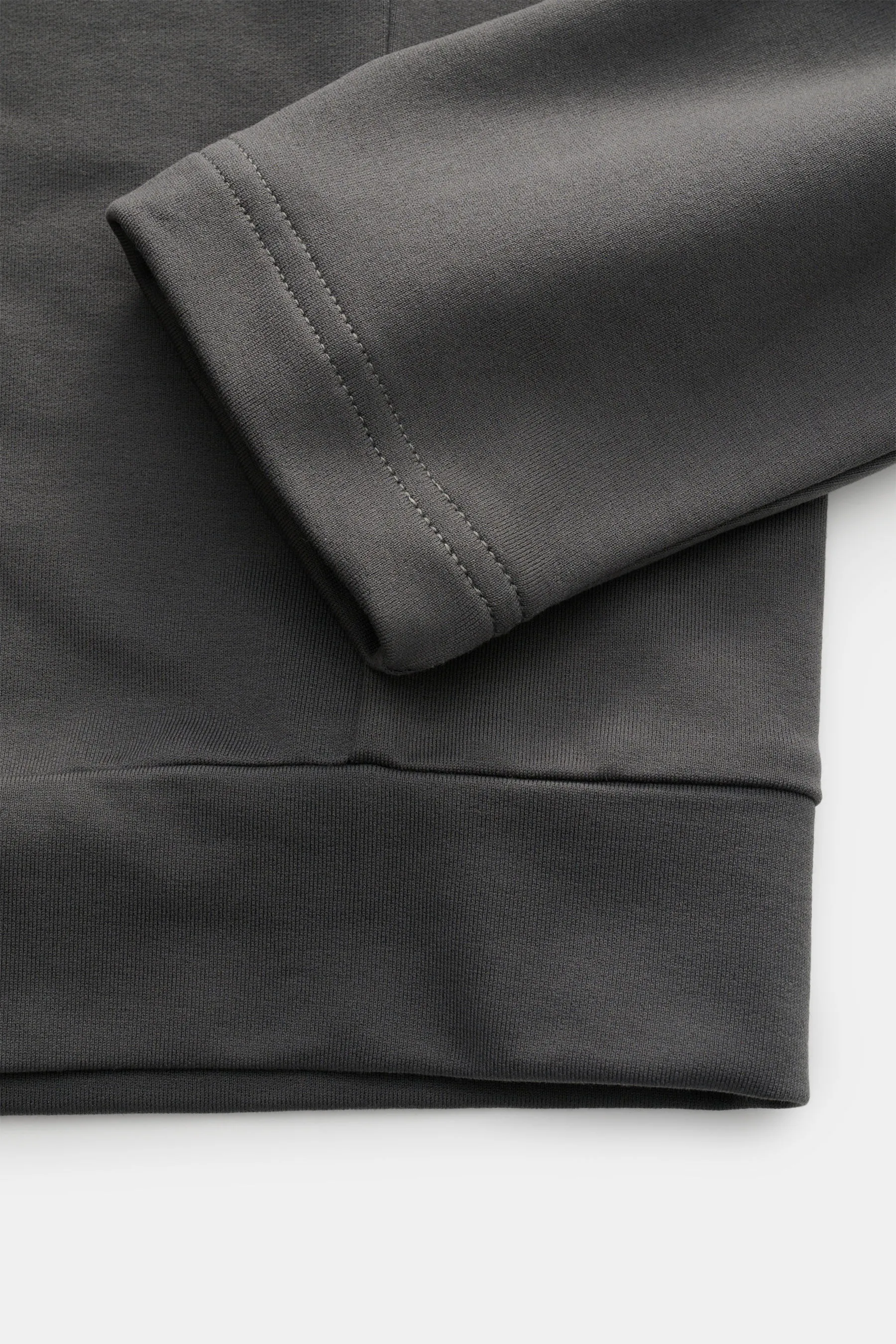 Stefan Brandt - Herren - Rundhals-Longsleeve 'Eder' dunkelgrau – Bild 3