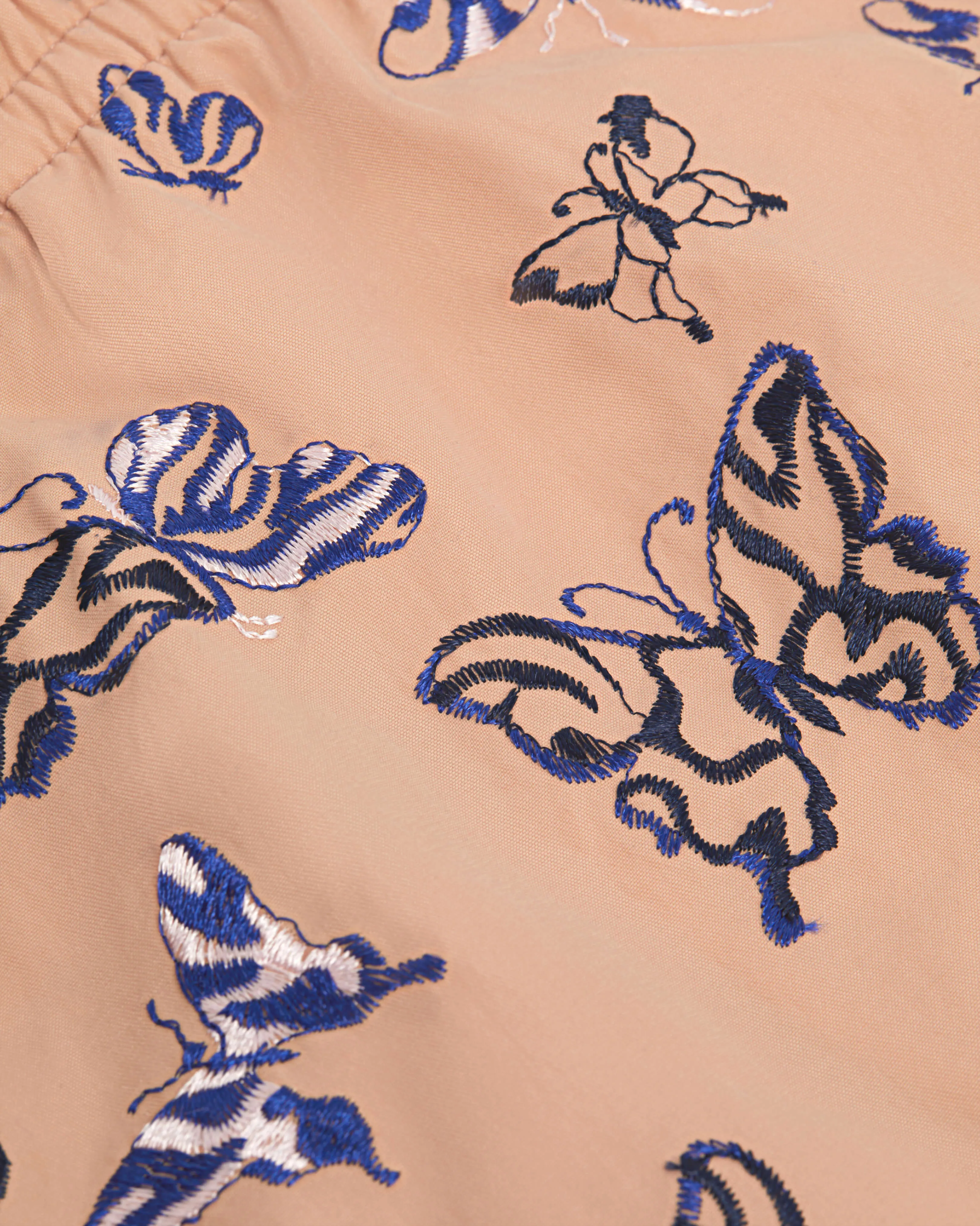 Vilebrequin - Bestickte Disco Butterfly Badeshorts Für Damen - Shorty - Fabya - Rosa - Größe M – Bild 7