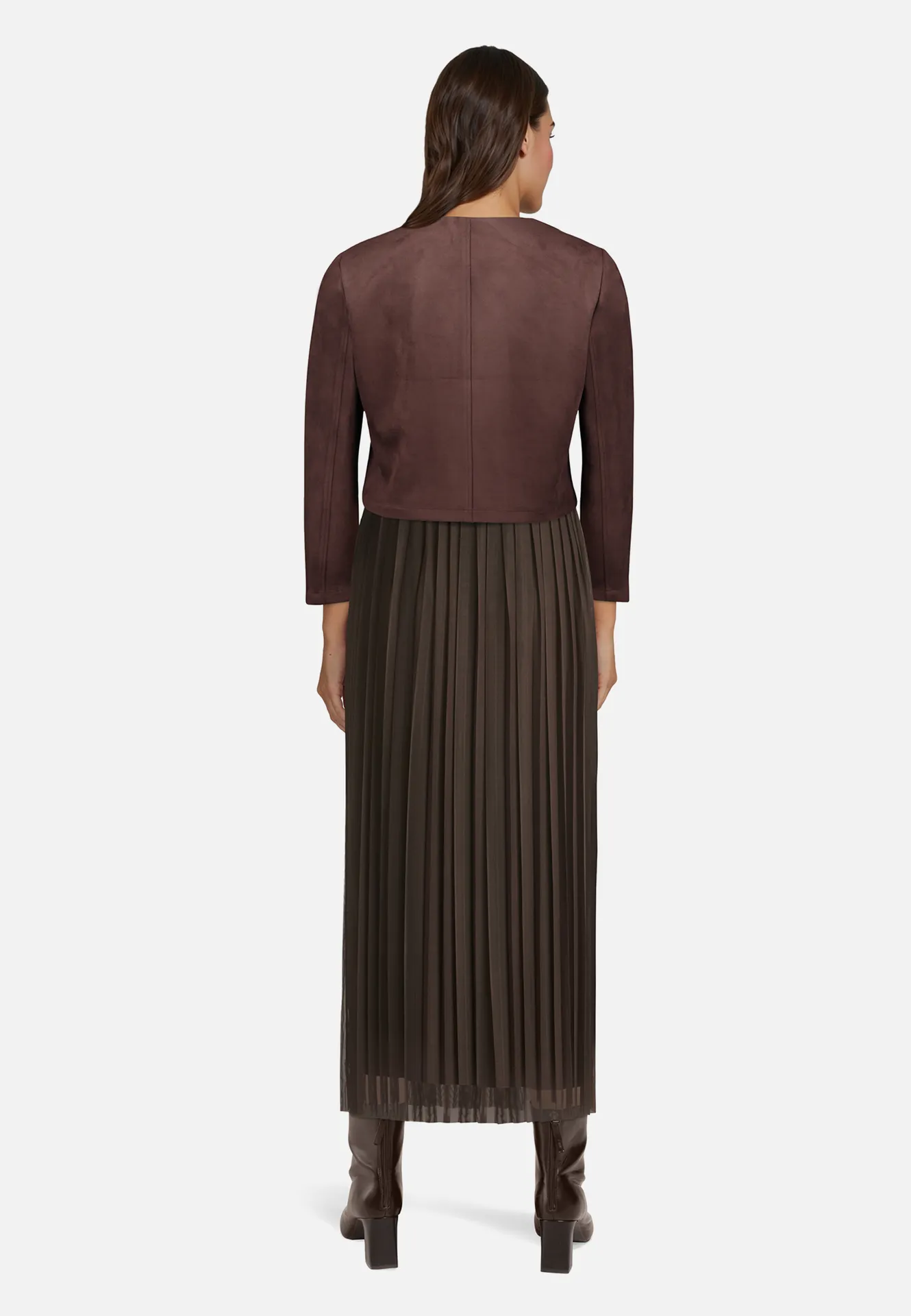 Plisseekleid mit 3/4 Arm Plisseekleid mit 3/4 Arm