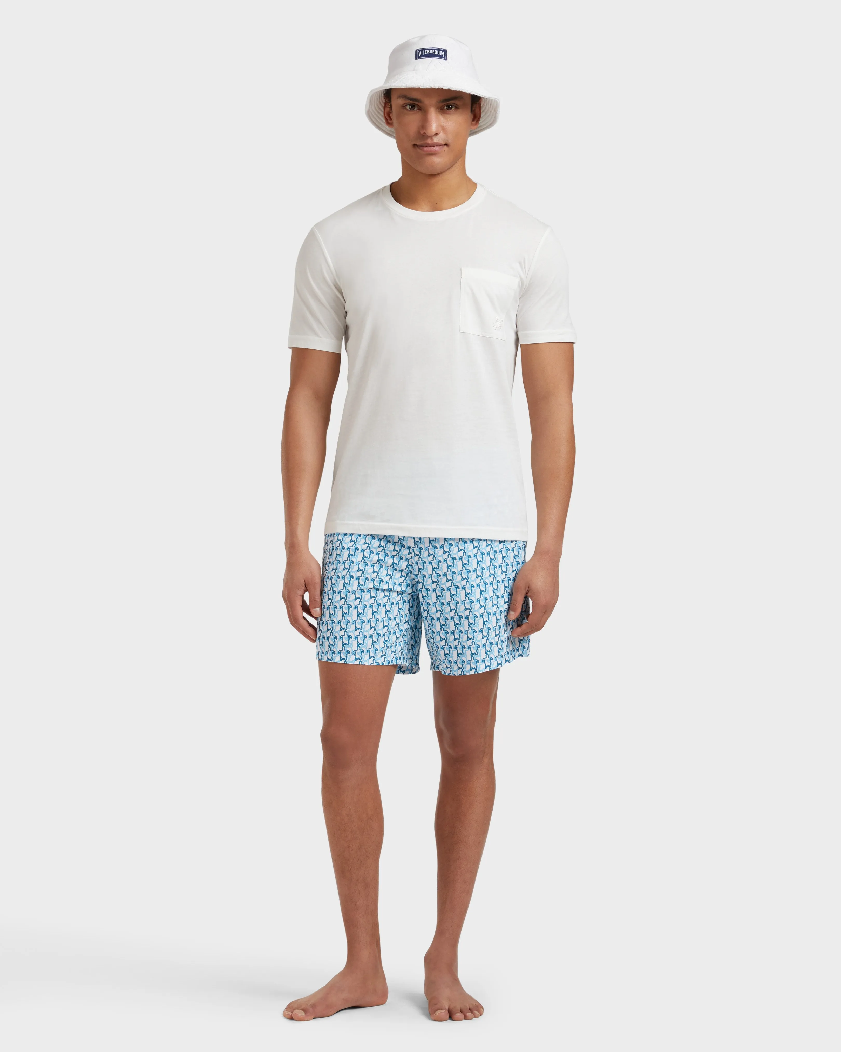 Vilebrequin - Turtles Net Badeshorts Für Herren - Bademode - Moorea - Weiss - Größe XXXL – Bild 5