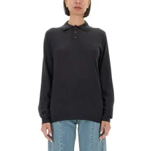 Maison Margiela - Wool Polo. - Größe L - grau Maison Margiela - Wool Polo. - Größe L - grau