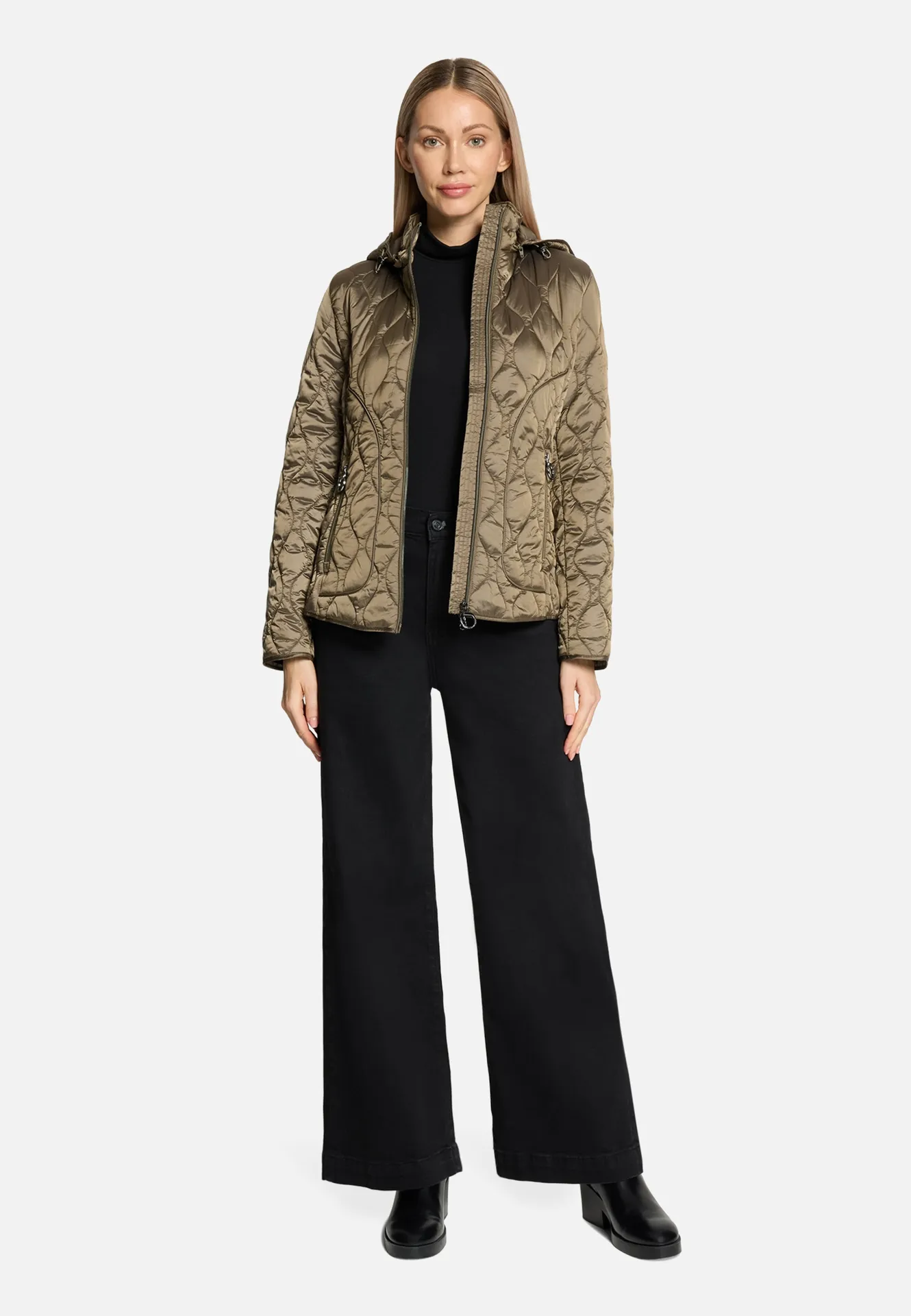 Outdoorjacke mit abnehmbarer Kapuze – Bild 2