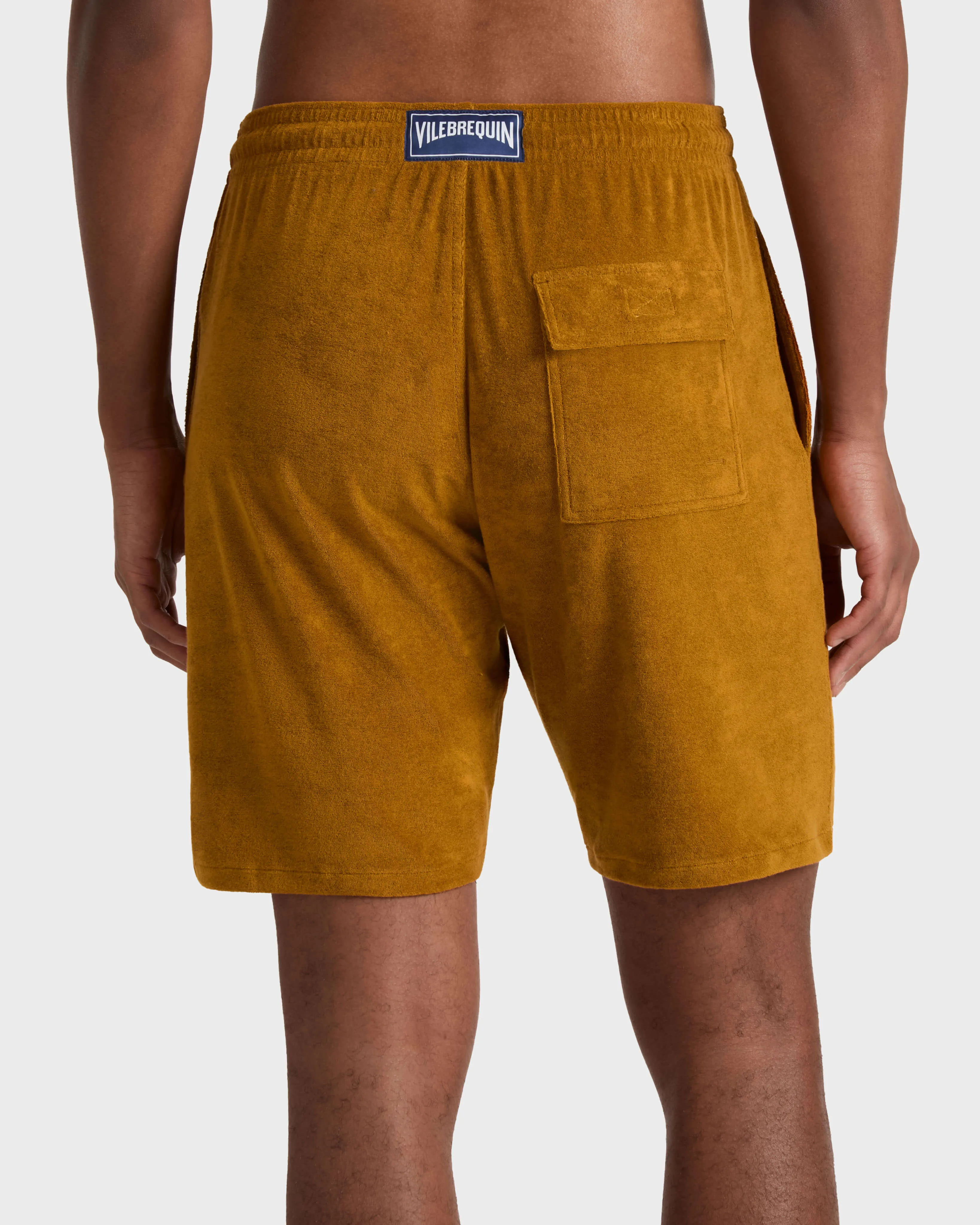 Vilebrequin - Jacquard-bermudashorts Aus Frottee - Bermuda - Bolide - Marone - Größe L – Bild 4