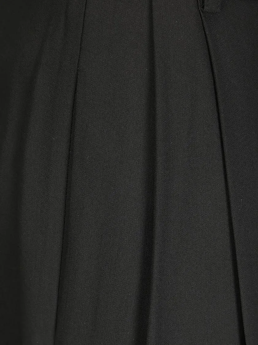 Róhe - Comfortable Fit Black Trousers With Pleats - Größe 38 - schwarz – Bild 2