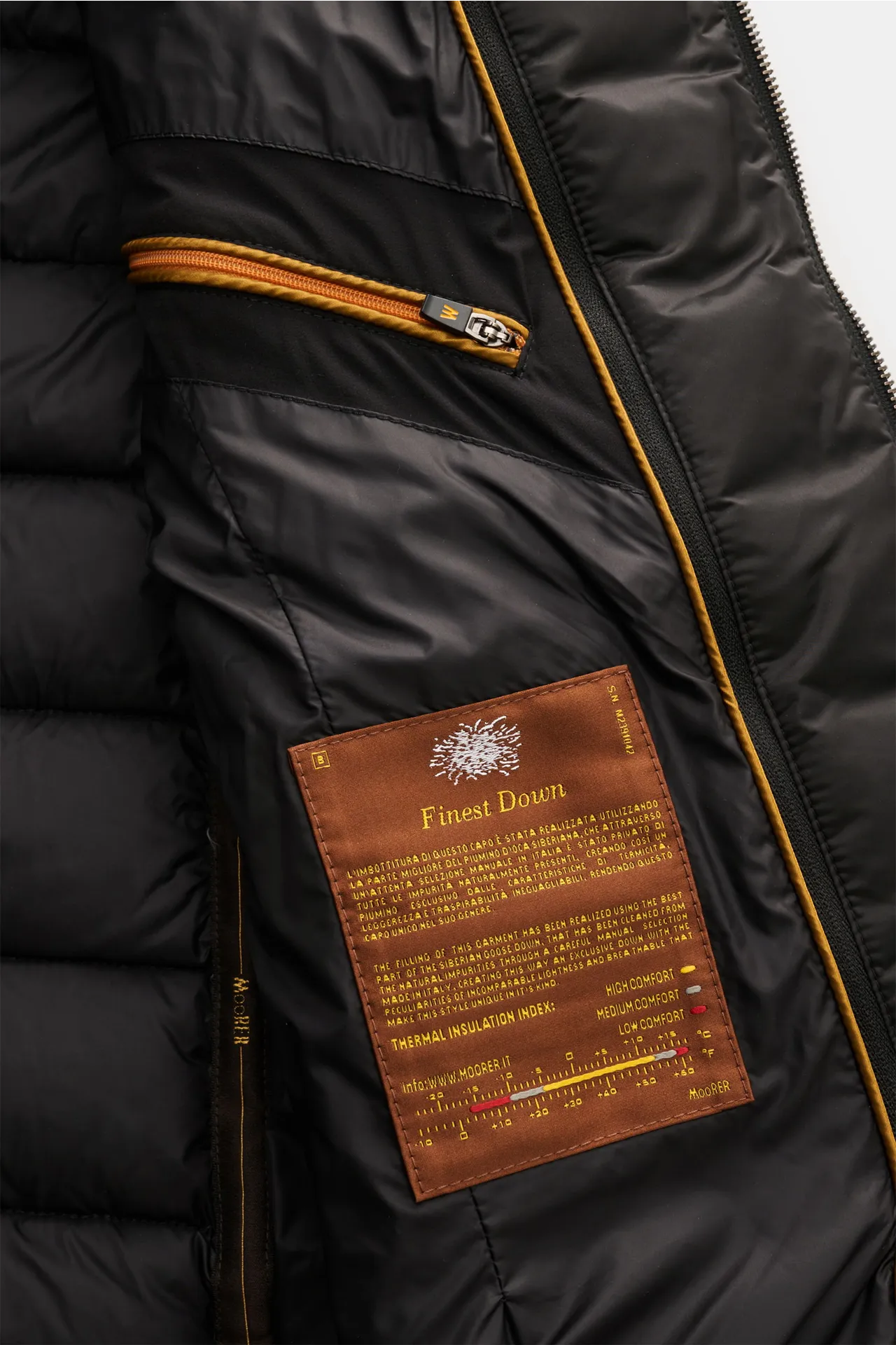 Moorer - Herren - Daunenjacke 'Rogers' schwarz – Bild 5